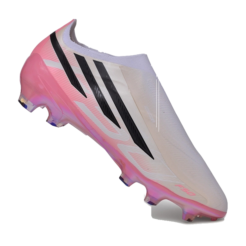 F50 Hyperfast Elite Laceless FG Rosa Rojo Negro