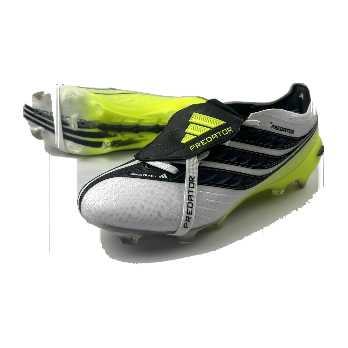 Predator 27 Elite Tongue FG Negro Verde Amarillo