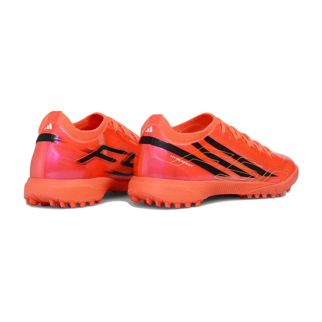 F50 Elite Laceless TF Rojo Negro Naranja