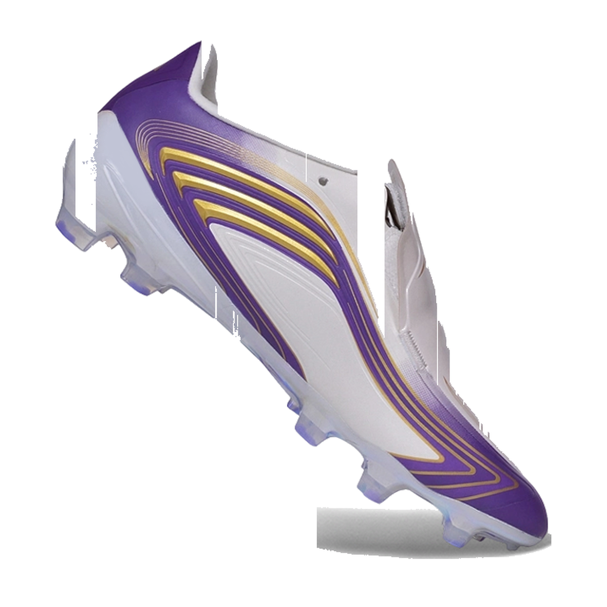 F50 Elite Laceless FG Violeta Dorado Rosa