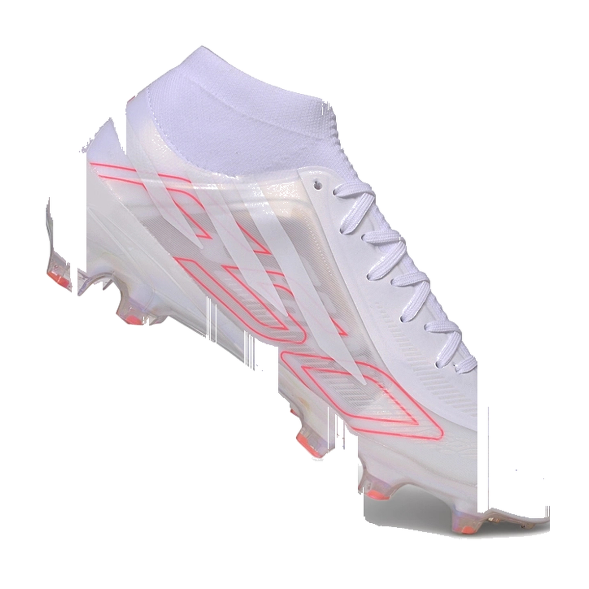 F50 Hyperfast Elite Laceless TF Blanco Rojo Gris