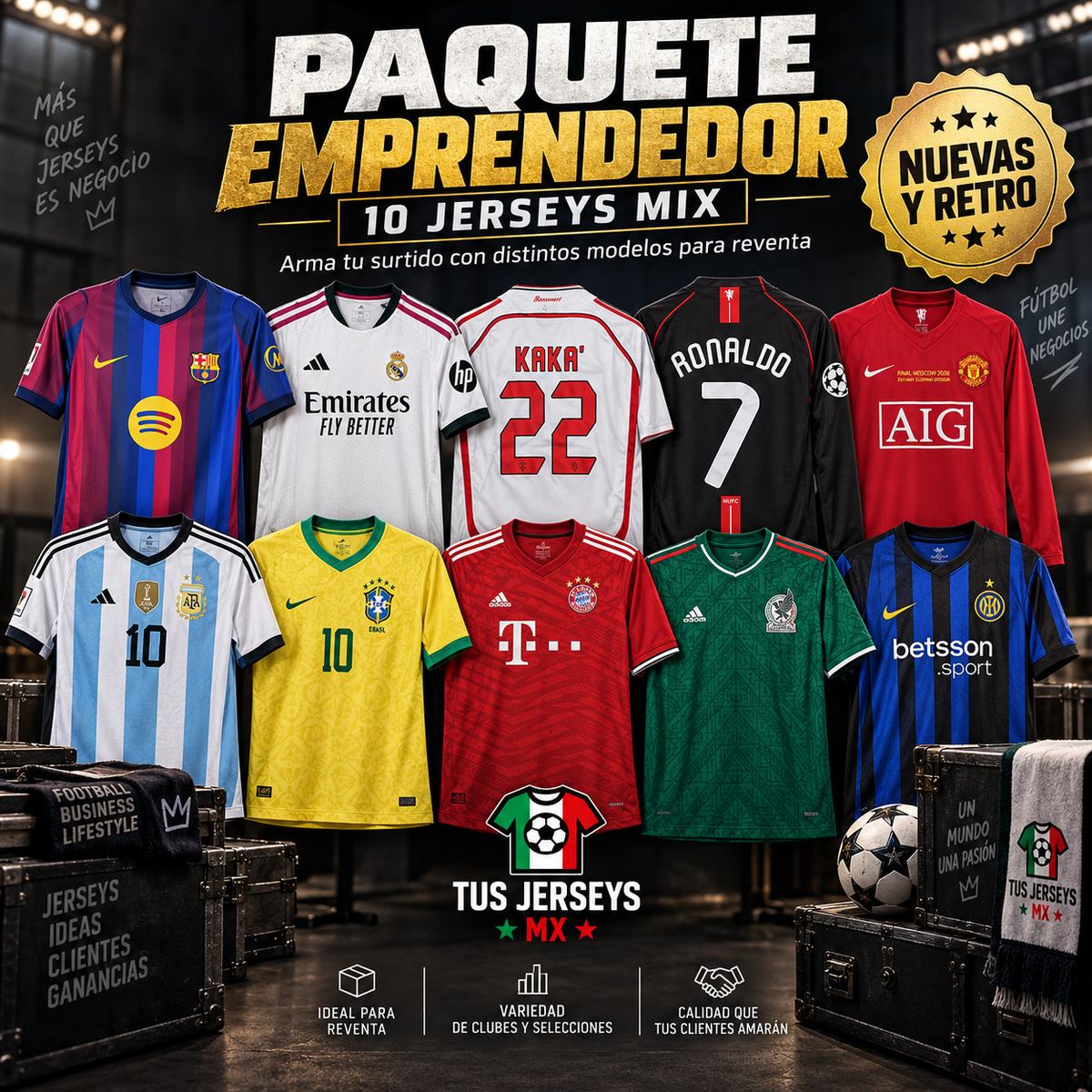 PAQUETE EMPRENDEDOR MIX PRO (10 PZ)