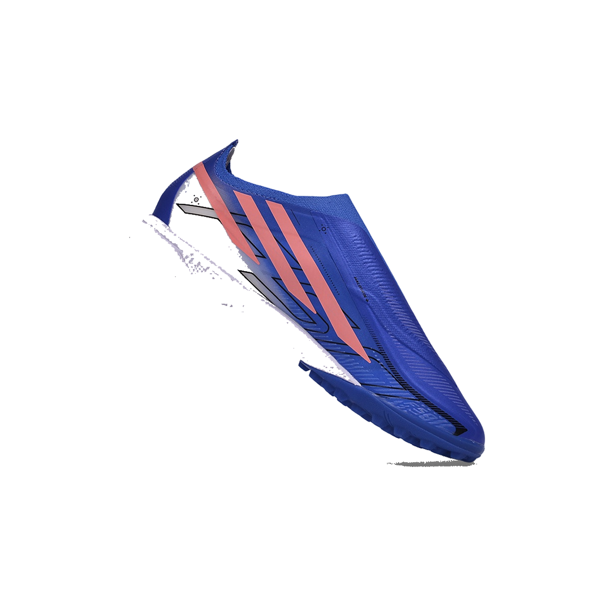 F50 Elite Laceless TF Azul Naranja Blanco