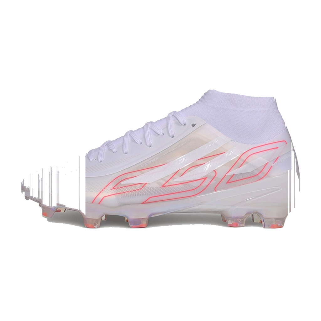 F50 Hyperfast Elite Laceless TF Blanco Rojo Gris