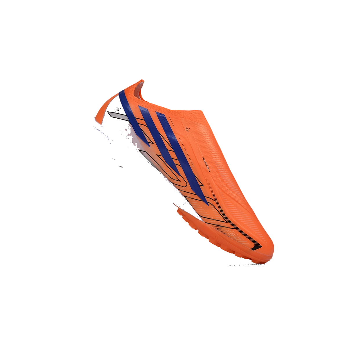 F50 Elite Laceless TF Naranja Azul Blanco