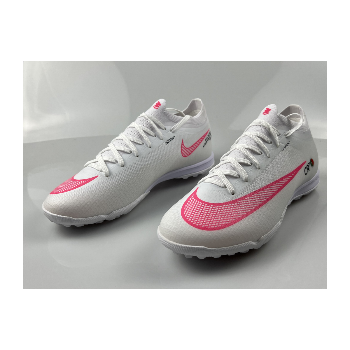 Mercurial Vapor XV Elite TF Blanco Rosa Gris