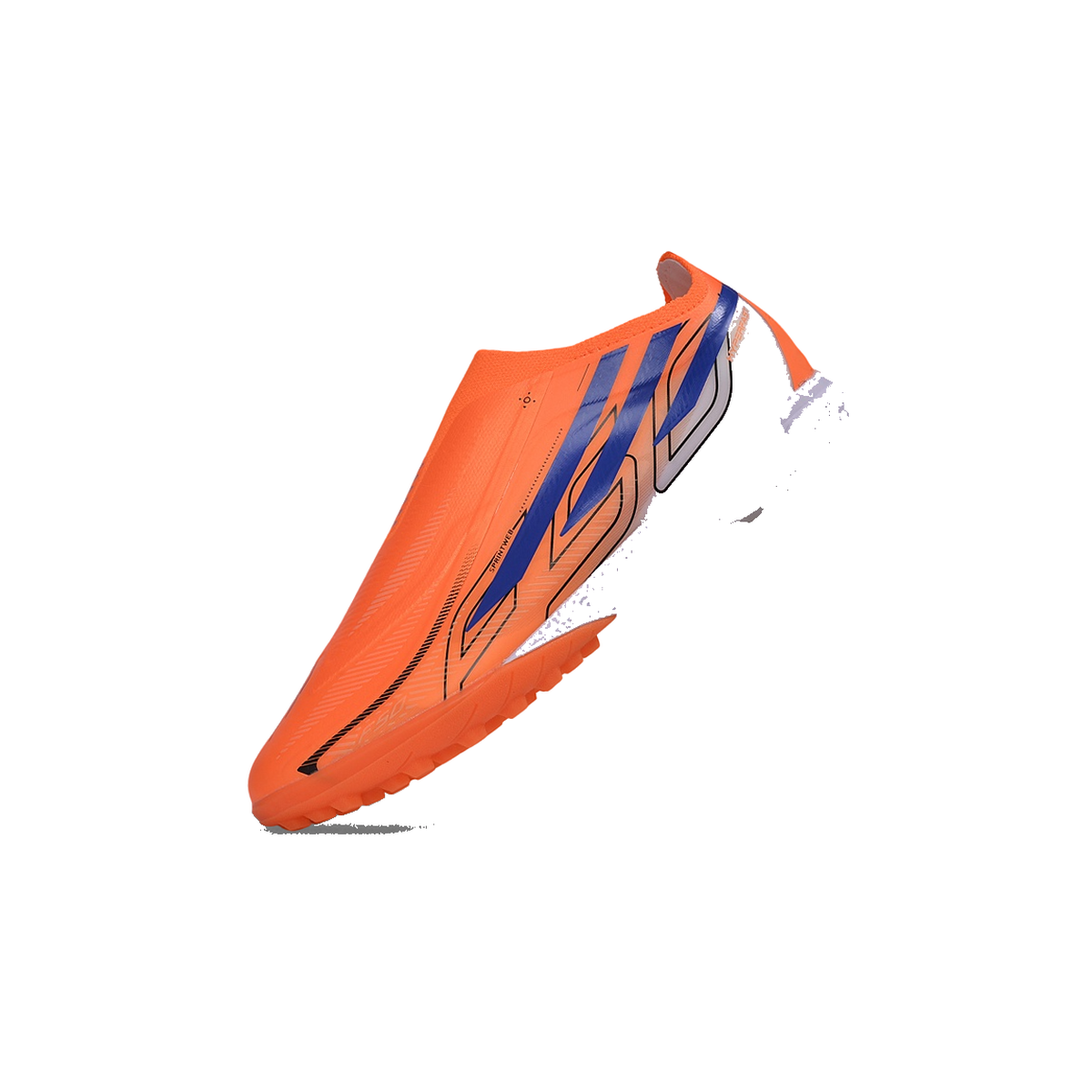F50 Elite Laceless TF Naranja Azul Blanco