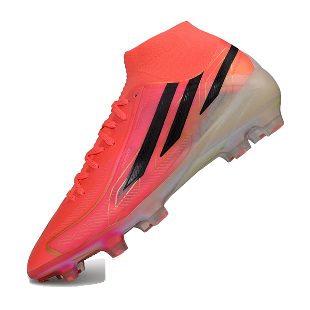 F50 Hyperfast Elite Laceless TF Rojo Negro Dorado