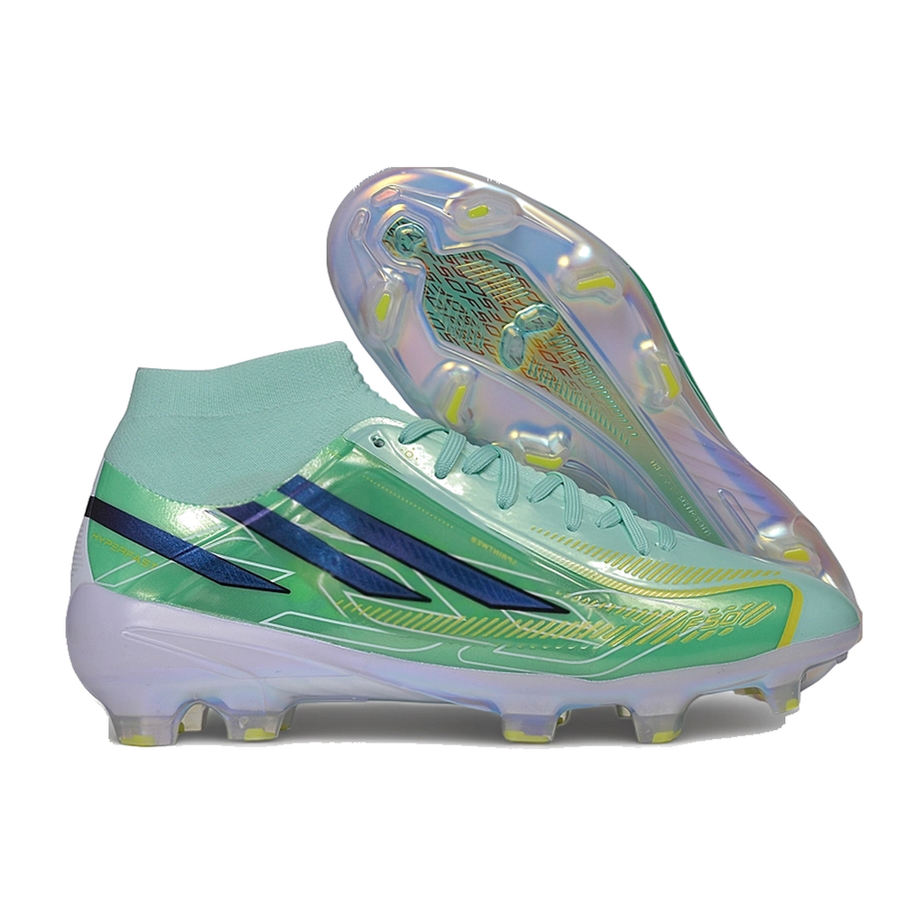 F50 Hyperfast Elite Laceless TF Verde Celeste Azul
