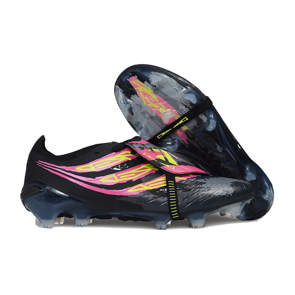 Predator 27 Elite Tongue FG Negro Azul Rosa