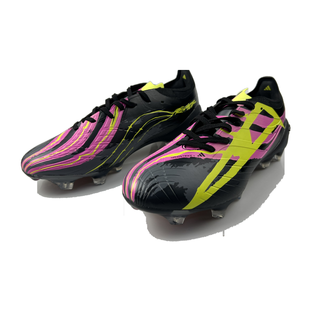 Predator 27 Elite Tongue FG Negro Amarillo Rosa