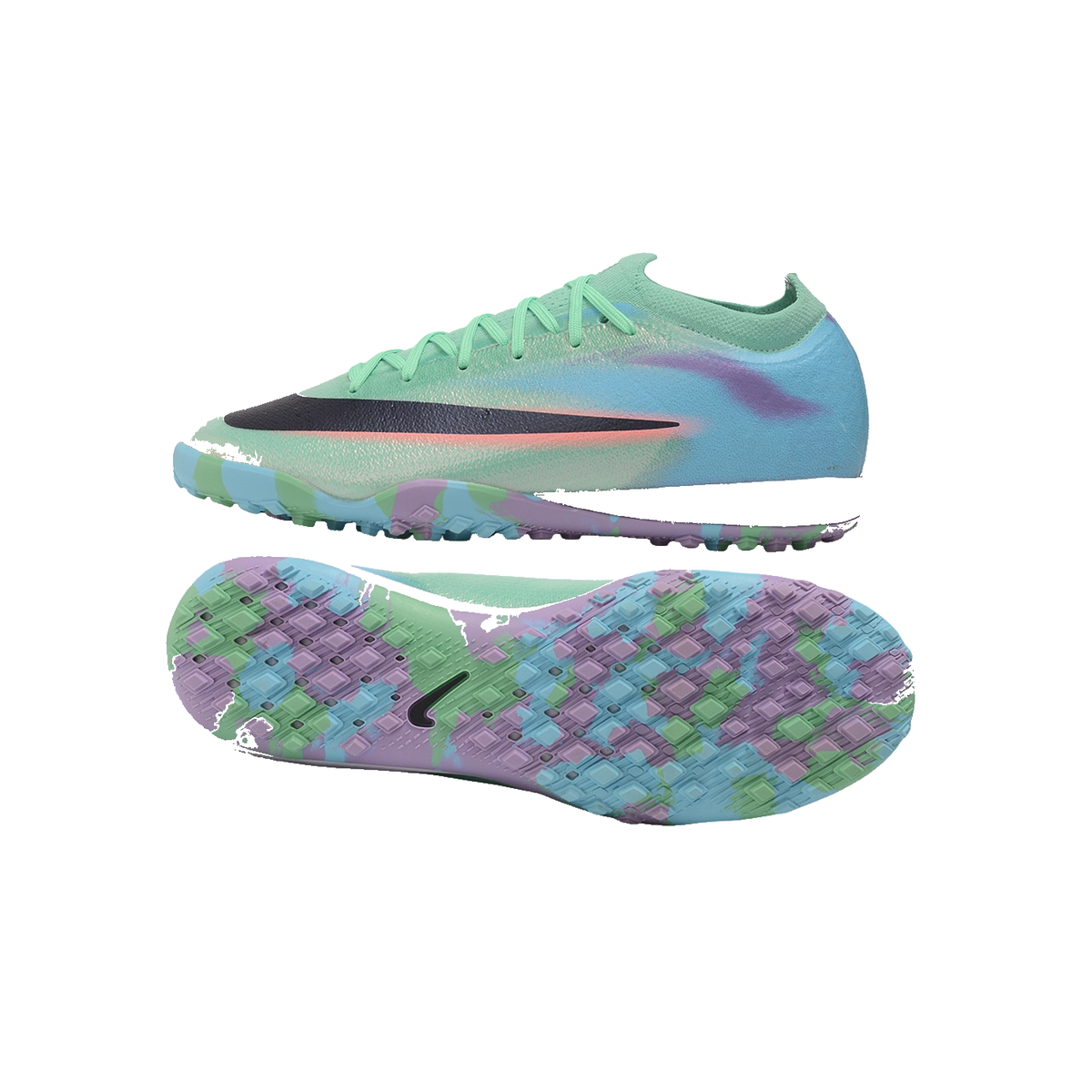 Mercurial Vapor XV Elite TF Verde Menta Morado