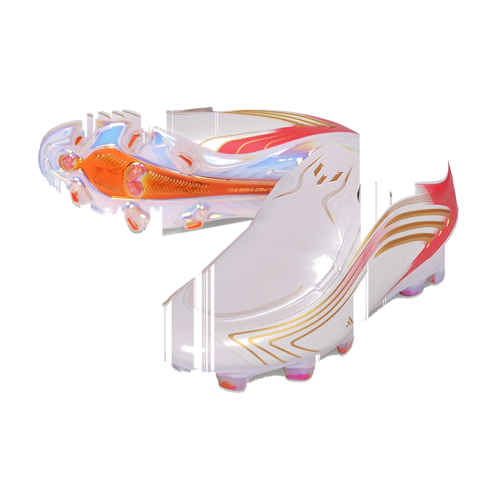 F50 Elite Laceless FG Rojo Naranja Dorado