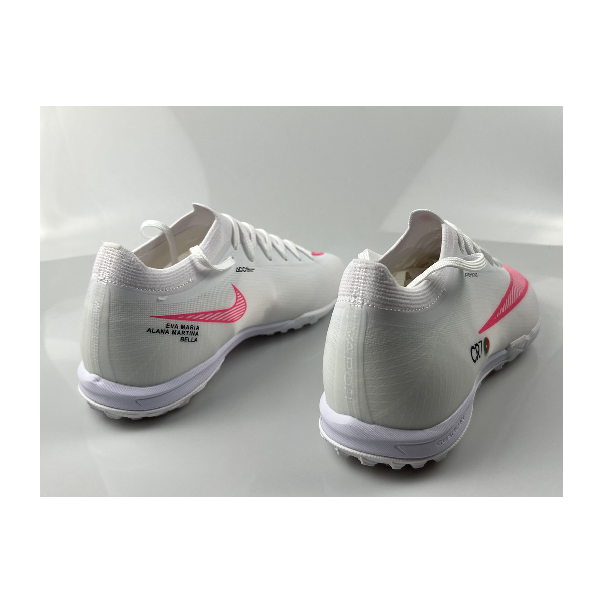 Mercurial Vapor XV Elite TF Blanco Rosa Gris