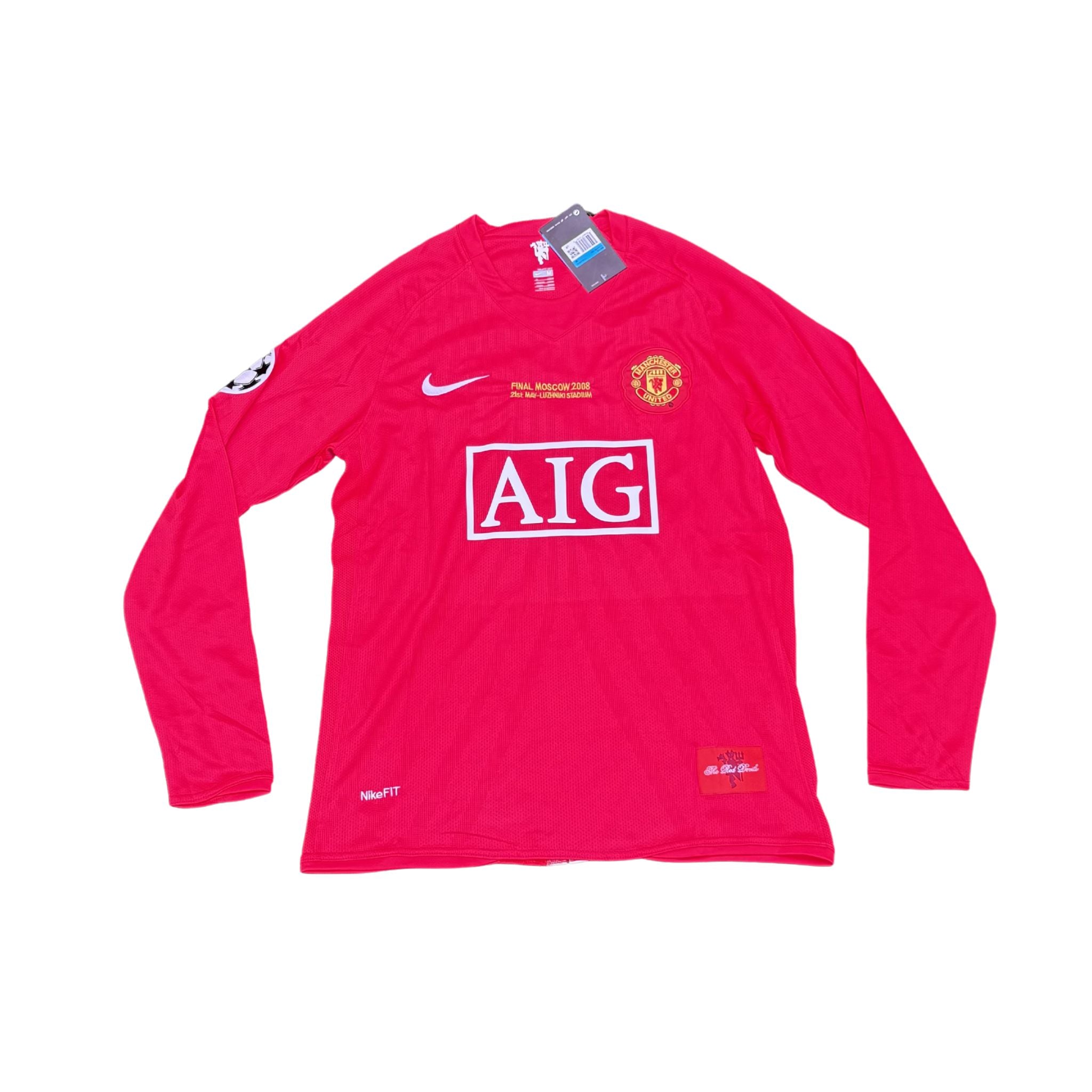 Manchester United Manga Larga Ronaldo 2008