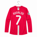 Manchester United Manga Larga Ronaldo 2008