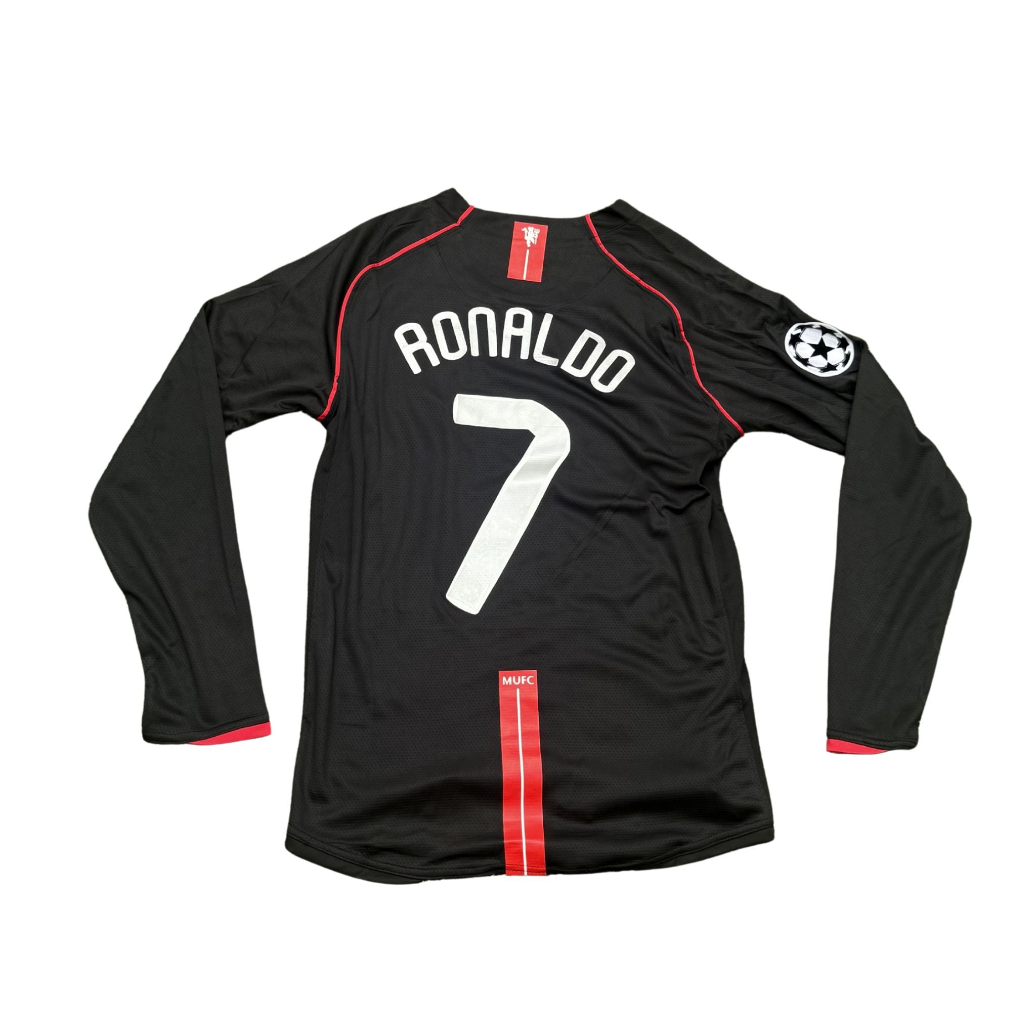 Manchester United Manga Larga Ronaldo 2008 visita