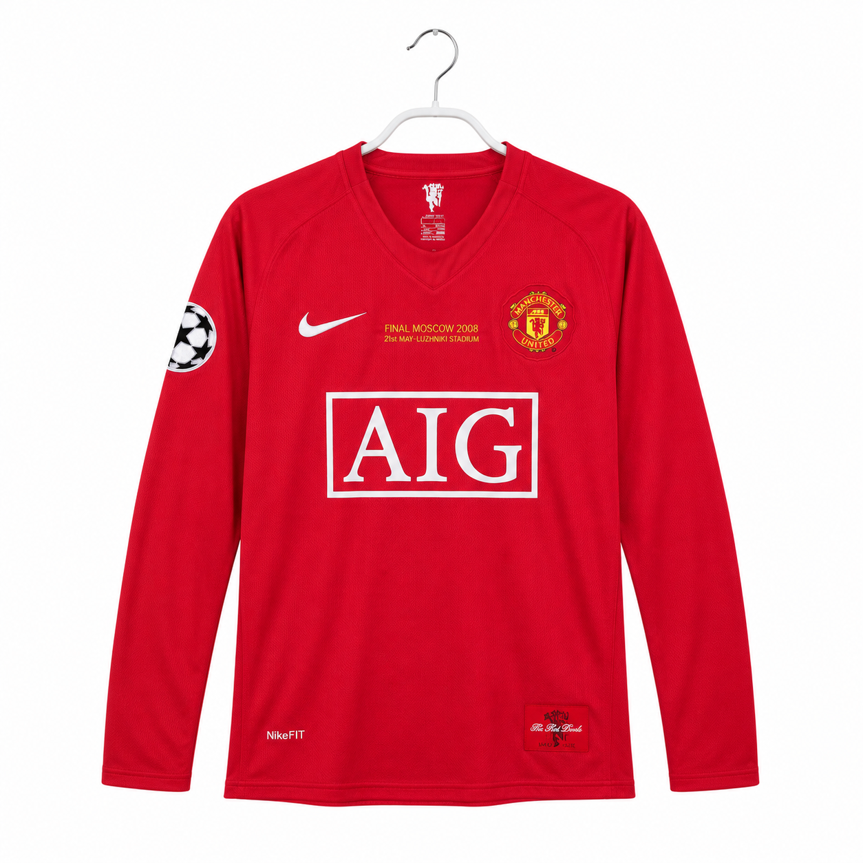 Manchester United Manga Larga Ronaldo 2008