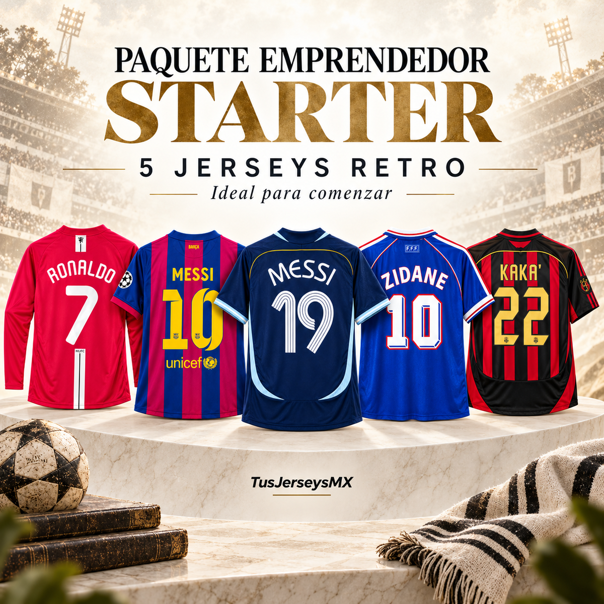 PAQUETE EMPRENDEDOR STARTER RETRO (5pz)