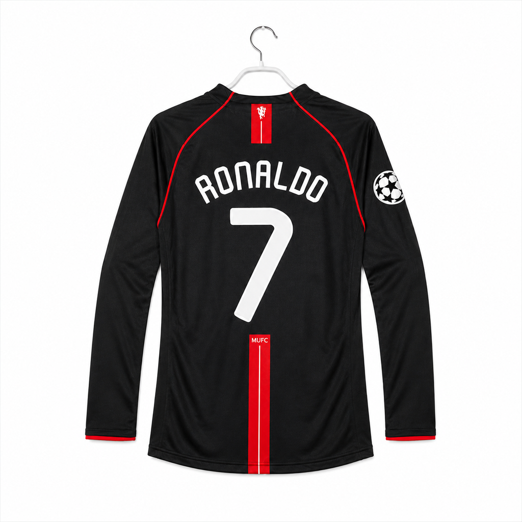 Manchester United Manga Larga Ronaldo 2008 visita