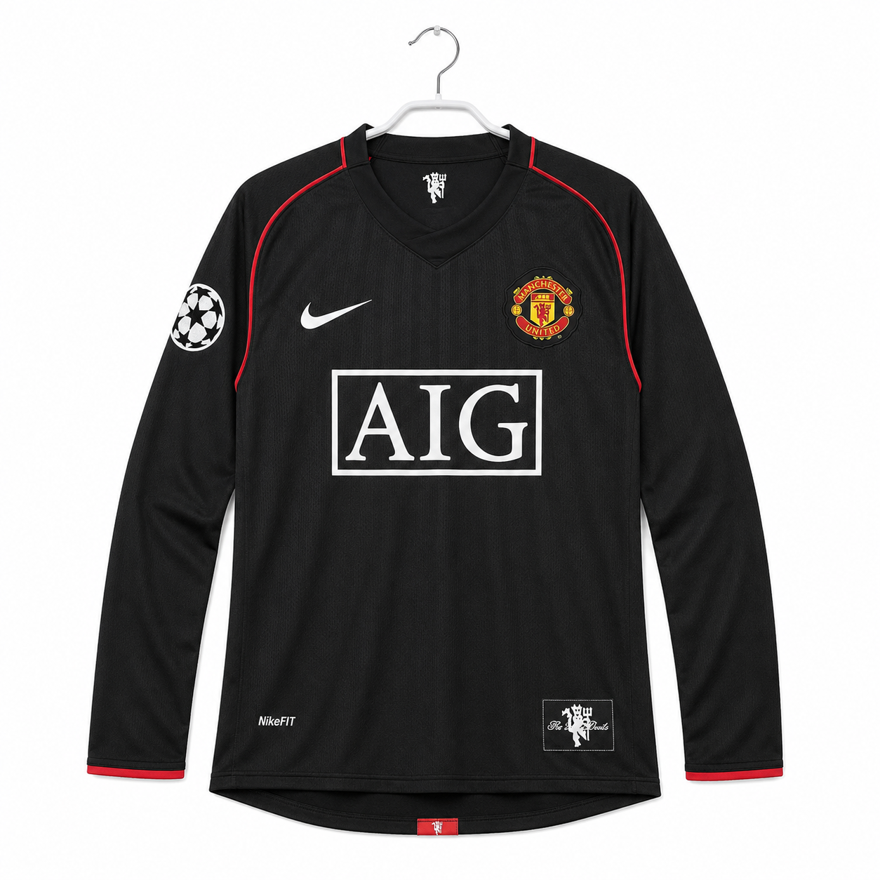 Manchester United Manga Larga Ronaldo 2008 visita